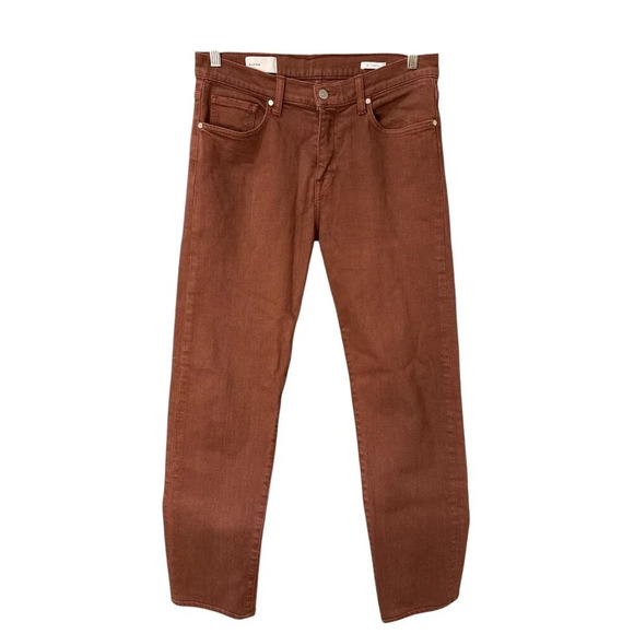 BLDWN Mens Modern Slim Jeans Brick Color Size 31 Cotton Blend, Pre-Owned - Picture 1 of 8